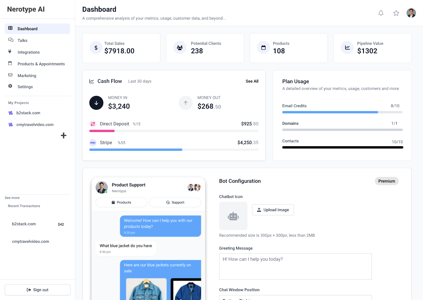 AI E-Commerce Chatbot