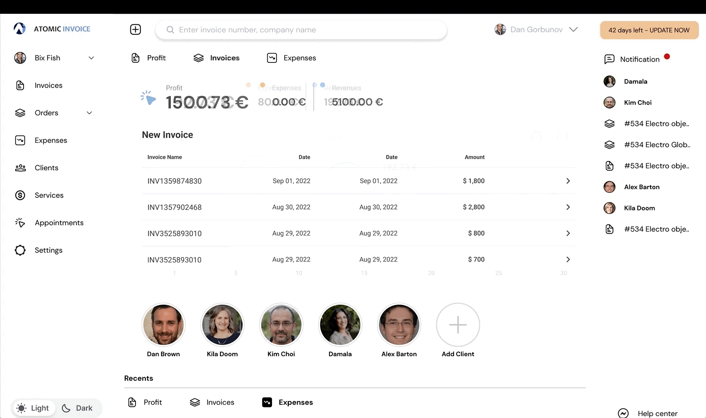 Invoicing App Improving - About Project