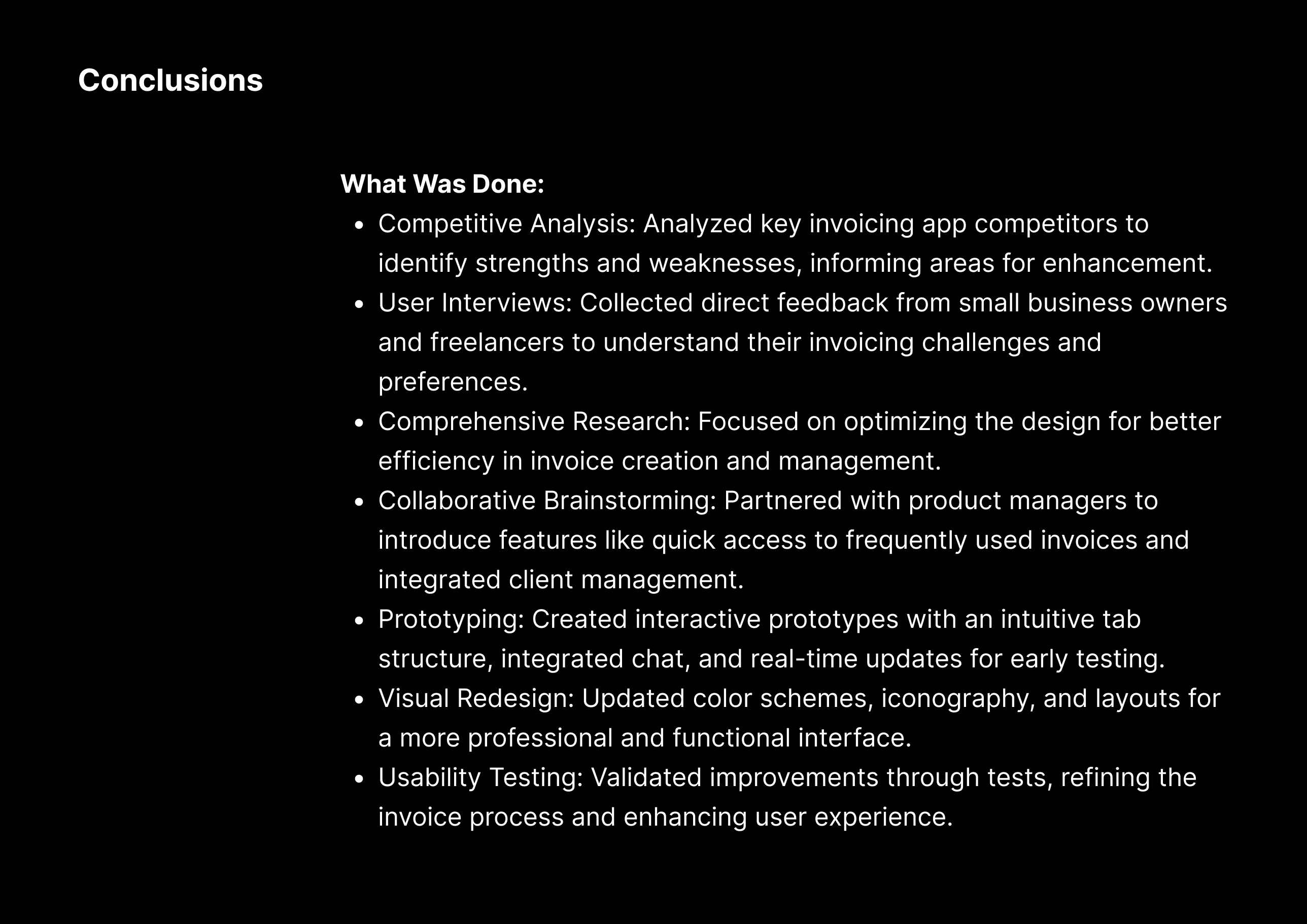 Invoicing App Improving - About Project